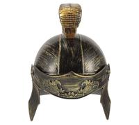 FOYTOKI Casco de Soldado Romano de Plástico Diseño Único Vintage, Fácil de Poner Buen Efecto Decorativo para Fiestas de Cosplay y Todas las Edades