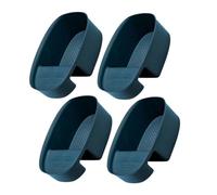 FOYTOKI Cesta Coladora de Fregadero Cocina Colador Drenaje Plástico Multifuncional Filtro para Alimentos Uso Doméstico 4 Piezas Azul Compacto y Ligero