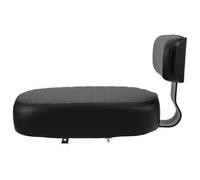 FOYTOKI Cojín para Asiento Trasero de Bicicleta Respaldo y Absorción de Impactos, Ajuste para, Compatible Bicicletas de Montaña y Eléctricas, Color Negro