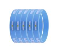 FOYTOKI Cómodas para Usar de Silicona Bandera del País 5 Pulseras en Partidos de Fútbol y Deportivos al Aire Libre
