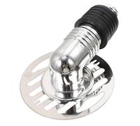 FOYTOKI Conector De Drenaje De Acero Inoxidable para Lavadora Adaptador De 90 Tapa De Desagüe Instalación Fácil Accesorios De Lavadora Kit De Drenaje Uso Baño y Lavandería