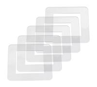 FOYTOKI Cubre Interruptor de Acrílico Decorativo para Hogar, Placa de Cubierta de Luz 5 Piezas, Cubierta para Interruptores de Superficie Plana