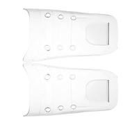 FOYTOKI Cubrezapatos Transparentes Cordones Extendidos y Suela Antideslizante para Proteger los Pies Durante Cortes de Cabello en Barberías