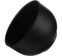 FOYTOKI Cuenco de Afeitado de Acero Inoxidable Negro Bol de Jabón para Crema de Afeitar Resistente y Multifuncional para Hombres para Barbero y Baño