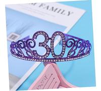 FOYTOKI De Números Gemas De Imitación Decoración Para Tarta De Cumpleaños Accesorio Cabello Morado Fiestas De Niñas y Mujeres