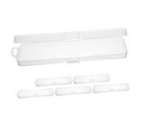 FOYTOKI Estuche Transparente Para Cepillos De Dientes, 6 Piezas, Tamaño Compacto, Portátil, Material Pp, Para Viaje y Uso Exterior