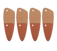 FOYTOKI Fundas de Cuero para Tijeras de Podar 4piezas Marrón, Protector de Tijeras Que Previene Lesiones, Adecuado para Uso en Viajes al Aire Libre