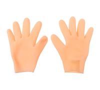 FOYTOKI Guantes Hidratantes y Exfoliantes Para Piel Seca Talla Única Color Beige Cuidado Manos y Prevención De Sequedad