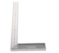 FOYTOKI Herramienta de Medición para Carpintería Escuadra Metálica de 300 MM Regla Angular Gruesa para Uso en Obra y Bricolaje Profesional