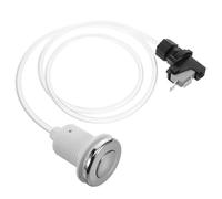 FOYTOKI Interruptor Neumático para Triturador de Basura Microinterruptor de Acero Inoxidable Botón de Aire Largo Resistente Kit de 32 Piezas para Cocina y Bañera de Hidromasaje