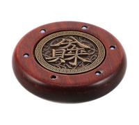 FOYTOKI Juguete Giratorio de Mano Estilo Platillo Volante para Aliviar el Estrés y Meditación, Hecho de Sándalo y Latón, Adecuado para Oficina y Hogar