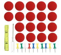 FOYTOKI Kit de 50 Remaches para Reparación de Techo de Coche, Clips de Franela y Hierro, Fácil de Transportar, Adecuado para Empresa y Viajes Color Aleatorio