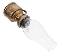 FOYTOKI Lámpara de Aceite Antigua Vintage de Mesa Retro Luz Electrónica y Llama Realista, Adorno Elegante para Decoración de Año y Centro de Mesa Festivo