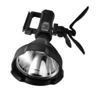 FOYTOKI Linterna Portátil de Mano P70 Grande Recargable Usb, Foco LED Potente para Exteriores, Luz de Emergencia y Camping, Batería de 8000 Mah, Reflector Portátil para Actividades al