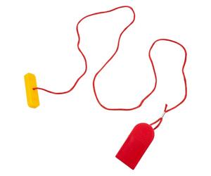 FOYTOKI Llave de Seguridad para Cinta de Correr Fitness, Interruptor de Parada Rápida Doble Clavija 53x16 Mm, Accesorio de Repuesto Resistente para Máquina de Ejercicio Gimnasio