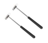 FOYTOKI Martillo Miniatura para Reparación de Relojes, 2 Piezas, Tamaño Pequeño, Cómodo de Manejar, Material Aleación de Zinc y Plástico, Adecuado para Tienda de Relojes y Color Aleatorio