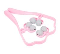 FOYTOKI Masajeador de Cuello Portátil Rosa de Abs Función para Aliviar Migrañas y Diseño Manual Compacto para Uso Doméstico y Relajación