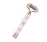 FOYTOKI Masajeador Facial Reafirmante Rodillo Jade Autentico De Germanio Anti-envejecimiento Facial