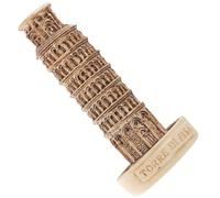FOYTOKI Miniatura Torre de Pisa en Resina Acabado Delicado y Buena Estabilidad para Decoración Única Hogar Oficina