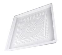 FOYTOKI Molde Reutilizable para Ladrillos de Cemento 40X40X35 CM de Plástico PP para Pavimento de Jardín Estilo Antiguo Chino Molde para Hormigón y Adoquines Herramienta para Patios y