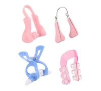 FOYTOKI Moldeador de Levantamiento de Nariz para Enderezar Puente Nasal y Dar Forma de Silicona 4piezas Color Aleatorio Adecuado para Mujeres en Cuidado Facial Diario