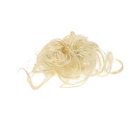 FOYTOKI Moño Postizo Natural De Cabello Para Coletas Accesorio De Peinado Para Bodas y Eventos Fácil De Usar Efecto Despeinado Aporta Volumen y Estilo