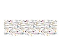 FOYTOKI Papel Tapiz Autoadhesivo Floral de Pvc 45cm X 300cm, Pegatina para Azulejos y Muebles, Adhesivo Resistente al Aceite para Decoración de Paredes, Ventanas y Renovación del Hogar