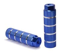 FOYTOKI Par de Pedales para Bicicleta de Montaña Eje Trasero y Palanca de Reposapiés, Aleación de Aluminio, Diámetro de Agujero 9mm, para Ciclismo al Aire Libre