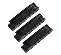 FOYTOKI Peine Portátil de Viaje Plegable de Doble Cabezal 3 Unidades, Antiestático, de Plástico, Compacto y Adecuado para Niños y Extensiones de Cabello