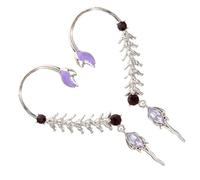 FOYTOKI Pendientes Manguito de Serpiente Vintage para Mujer Diseño Creativo y Ligero Joyas de Oreja para Banquetes y Fiestas Clips de Cartílago Chic