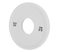 FOYTOKI Placas de Pesas Pequeñas 0,5 Kg Núcleo de Acero, Discos Orificio Grande para Barra y Mancuernas, Accesorios para Entrenamiento en Casa y Levantamiento de Pesas