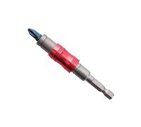 FOYTOKI Portapuntas Magnético Diseño Flexible y Alta Resistencia Extensión para Taladros y Destornilladores Soporte de Bits con Sistema de Bloqueo y Magnetismo Fuerte para Reducidos