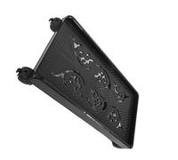 FOYTOKI Soporte para PC de Suelo con Ruedas y Bandeja de PP 46x24,5x8 Cm Negro, Elevador Móvil para Torre de Ordenador, Compatible con Alfombras, Adecuado para Oficina y Escritorio