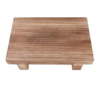 FOYTOKI Taburete de Madera Estable y Fácil de Transportar para Dormitorio y Baño, Reposapiés Compacto Adecuado para Muebles de Habitación