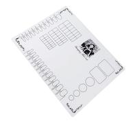 FOYTOKI Tapete De Silicona Para Uñas Placas De Estampación Almohadilla Manicura Guía Pegatinas Protector Mesa Flexible Fácil