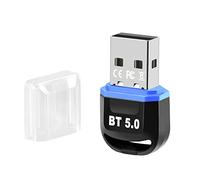 Foyucool Adaptador USB Bluetooth 5.0 para PC, Dongle Bluetooth con cubierta para ordenador, teclado, ratón, impresoras, auriculares, altavoces