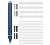 Foyucool Borrador Eléctrico (con 220 Gomas de Repuesto), 2 Tamaños (2.3mm 5mm), Electrica a Pilas, Goma Portátil Automática, Para Pintar, Aprender, Esbozar, Oficina, Azul