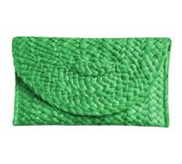 Fozehlad Bolso de mano de paja para mujer, bolso de mano de paja para playa, bolsos de hombro tejidos a mano para niñas, forro polar verde con licencia oficial de star wars silent one crew.