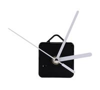 Fozriybefy 1 Paquete Piezas de Reparación DIY de Manos de Reloj de Pared de Repuesto Mecanismo de Movimiento del Péndulo Motor de Reloj de Cuarzo con Manos Y Kit de Accesorios(Negro&)