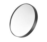 Fozriybefy 10X Maquillaje Espejo de Aumento Espejo con Dos Ventosas Maquillaje Herramientas Espejo Redondo Espejo Grande Diez Veces de Aumento Negro