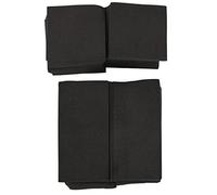 Fozriybefy 16 Unids/Set de Espuma AcúStica 12 Piezas de Espuma de Pared de Trampa de Graves + 4 Piezas de Espuma de Aislamiento AcúStico Cuadrado Retardante de Llama de Alta Densidad