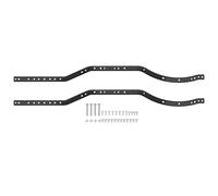 Fozriybefy 2 Unids/Set Rieles de Chasis de Acero para AXIAL SCX10 90027 SCX10 II 90046 90047 RC Modelo de VehíCulo de CamióN con Orugas