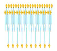 Fozriybefy 50 Piezas de Varillas de InseminacióN Artificial Desechables Tubo de Varilla de CríA Desechable Tubo de CatéTer de CríA Flexible para Perro