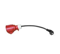 Fozriybefy Cargador EV Enchufe Hembra Adaptador de Enchufe de 5 Conectar con Cargador PortáTil TrifáSico 16A 11KW Enchufe Europeo