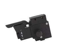 Fozriybefy FA2-6/1BEK SPST Interruptor del boton del disparador herramienta electrica de bloqueo Negro