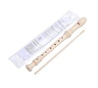 Fozriybefy Grabadora Soprano Beige de 8 Agujeros con Varilla de Limpieza, Grabadora de Llave C Estilo AlemáN para NiñOs Estudiantes Principiantes