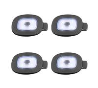 Fozriybefy Luz Recargable USB para Gorro de Punto LED, 4 Piezas, Modo de Luz Fuerte, Medio y DéBil Luz LED de Gorro Luces LED USB