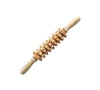 Fozriybefy Rodillo de Madera para Masaje de Abdomen de 9 Ruedas, Rodillo de Fitness, Rodillo para Relajar los MúSculos del Cuerpo, Masajeador de Acupuntura AnticelulíTico
