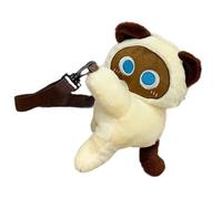 [Fpbiagoq] Bolsa de transporte de hombro de juguete con agarre cómodo para viajes de trabajo de tela de algodón fuerte, TAN12