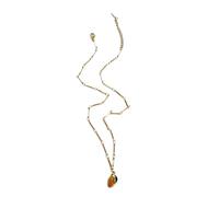 [Fpbiagoq] Collar de acero inoxidable inspirado en la fruta vibrante, cadena ajustable para mujeres y niñas, joyería casual para fiestas, regalos, colgantes de frutas de colores, フリーサイズ, Como se